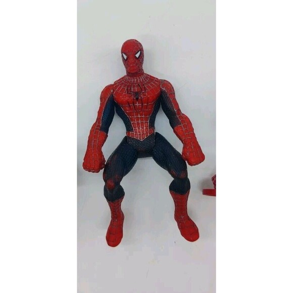 Vintage 2002 Spiderman Movie Figure Replacement For Bump N' Go Cycle Motorcycle - Picture 5 of 7